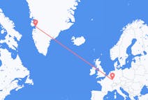 格陵兰出发地 伊卢利萨特飞往格陵兰飞往 萨尔布吕肯的航班
