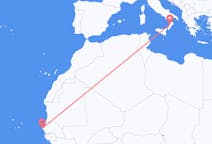 Flyrejser fra Dakar til Lamezia Terme