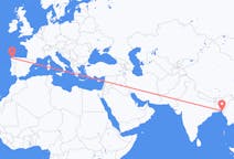 Flights from Chittagong to La Coruña