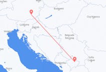 Flyg från Pristina, Kosovo till Graz, Österrike
