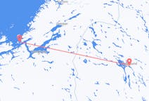 Loty z miasta Ørland do miasta Östersund