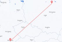 Flights from Munich, Germany to Szymany, Szczytno County, Poland