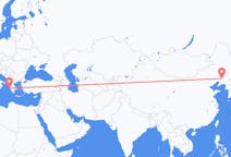 中国出发地 瀋陽市飞往中国飞往 凯法利尼亚岛的航班