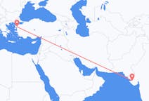 Loty z Jamnagar, Indie do Edremita, Turcja