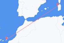 Fly fra Fuerteventura til Alghero