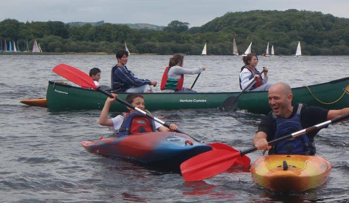 Kayak sur l'eau de Derwent