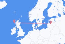 Flyg från Benbecula, Skottland till Riga, Lettland