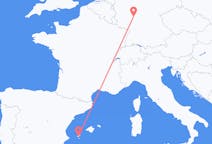 Flyreiser fra Ibiza, Spania til Frankfurt, Tyskland