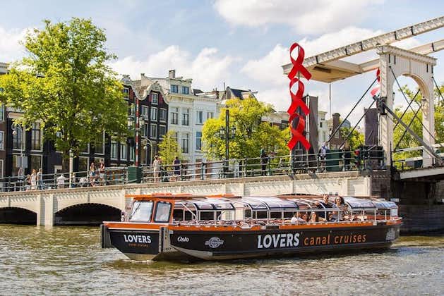 Croisière sur le canal d'Amsterdam en bateau semi-ouvert