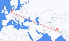 Flyreiser fra Pokhara, Nepal til Münster, Tyskland