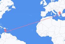 Flights from Aruba to Skiathos