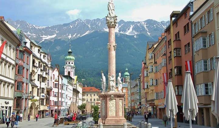 Innsbruck, køre+gå til højdepunkterne + Swarovski, lokal guide