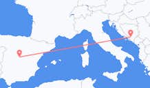 Flights from Mostar to Madrid