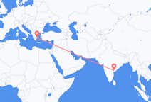 Flyg från Vijayawada, Indien till Aten, Indien