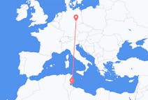 Voli from Gerba, Tunisia to Lipsia, Germania