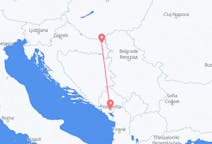 Flyg från Podgorica, Montenegro till Osijek, Kroatien