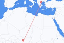 Flyg från Abuja, Nigeria till Volos, Grekland