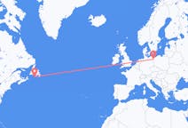 Flüge von Saint-Pierre, St. Pierre und Miquelon nach Stettin, Polen