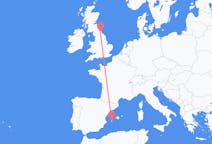 Flights from Durham, England, the United Kingdom to Ibiza, Spain