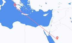 Flights from Al-`Ula to Zakynthos Island