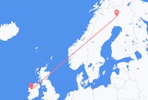 Vluchten van Pajala, Zweden kloppen, Ierland