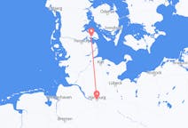 Flug frá Hamborg, Þýskalandi til Sønderborg, Danmörku