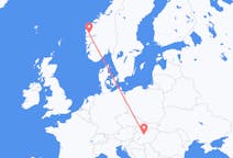 Flights from from Førde to Budapest
