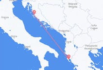 Flights from Zadar, Croatia to Corfu, Greece