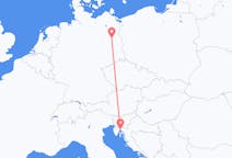Flyreiser fra Berlin, til Rijeka
