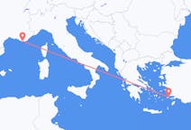 Flights from Kos, Greece to Toulon, France