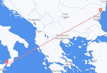 意大利出发地 雷焦卡拉布里亞飞往意大利目的地 瓦爾納的航班