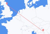 Flights from Osijek, Croatia to Newcastle upon Tyne, the United Kingdom