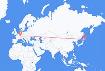 出发地 日本釧路市目的地 法国斯特拉斯堡的航班