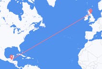 Flyreiser fra Flores, Guatemala til Edinburgh, Skottland