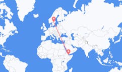 Flights from Balbala, Djibouti to Örebro, Sweden