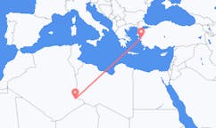 出发地 阿尔及利亚贾奈特目的地 土耳其伊兹密尔的航班