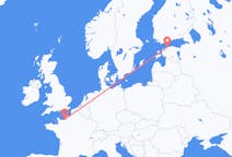 Loty z Deauville, Francja do Tallinn, Estonia