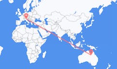 Flyreiser fra Mount Isa (Queensland), til Verona