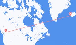 Flyrejser fra Kamloops, Canada til Reykjavík, Island