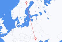 Vluchten van Lycksele, Zweden naar Bacau, Roemenië