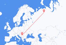 Flights from Usinsk, Russia to Belgrade, Serbia