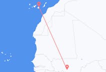 Flyg från Bamako, Mali till Las Palmas de Gran Canaria, Spanien