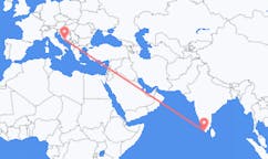 Flyreiser fra Thiruvananthapuram, India til Brač, Kroatia