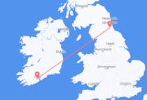 Vuelos de Durham, Inglaterra, Inglaterra a corcho, Irlanda