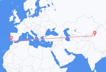 Flyrejser fra Aksu by, Kina til Faro, Portugal