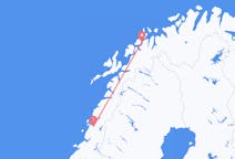 Fly fra Mosjøen til Tromsø