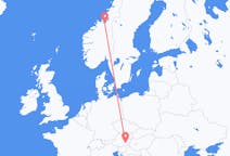 Flights from Trondheim, Norway to Graz, Austria