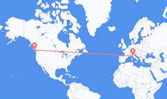 Flights from Tofino, Canada to Pisa, Italy
