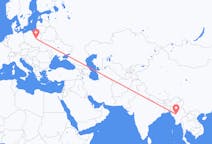 Flights from Bagan to Warsaw