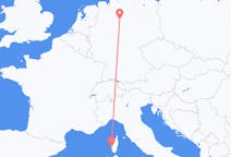 Flights from Ajaccio to Hanover